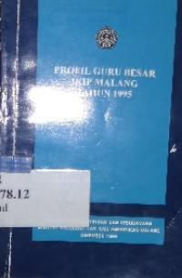 Profil guru besar IKIP malang tahun 1995