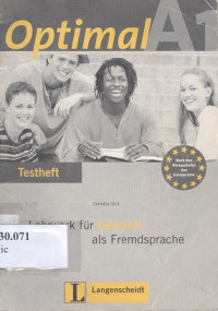 Optimal A1-A2: lehrwerk fur deutsch als fremdsprache (tesftheft)