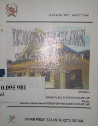 Kecamatan Medan Selayang dalam angka tahun 2007