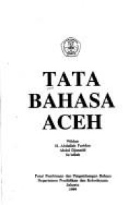 Tata bahasa Aceh