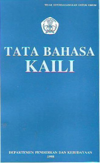 Tata bahasa Kaili