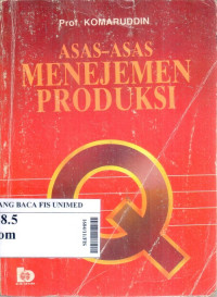 Asas-asas menejemen produksi