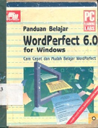 Panduan belajar word pefect 6.0 for windows