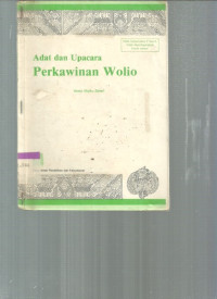 Adat dan upacara perkawinan Wolio