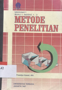Metode penelitian : pengantar metode penelitian