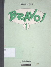 Teacher`s book bravo 1