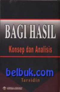 Bagi hasil : konsep dan analisis