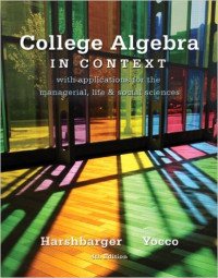 College algebra with calculator applications
