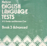 Nelson English language tests : teachers` book