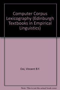 Computer corpus lexicography