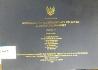 Informasi dan klasifikasi data kelautan di lokasi proyek mrep