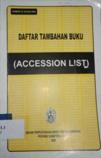 Daftar tambahan buku (accession list)