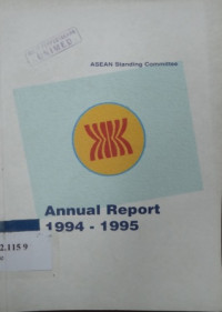 Asean standing committee : annual report 1994-1995