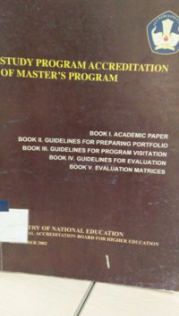 Study program accreditation of master`s program