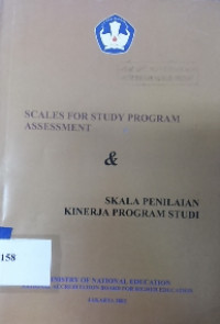 Scales for study program assessment & skala penelitian kinerja program studi
