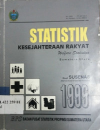 Statistik kesejahteraan rakyat : welfare statistics Sumatera Utara