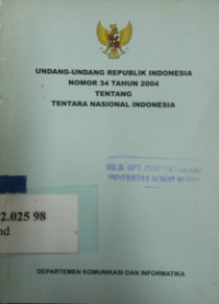 Undang-undang Republik Indonesia nomor 32 tahun 2004 tentang pemerintahan daerah