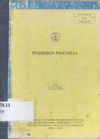 Pendidikan Pancasila I