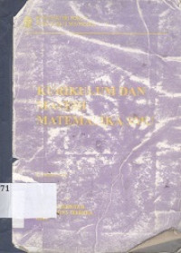 Kurikulum dan materi matematika SMU : buku materi pokok PAMA 4205/3 SKS/modul 1-9