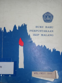 Buku baru perpustakaan Ikip Malang vol. 1 no. 1