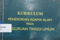 Kurikulum pendidikan agama Islam pada perguruan tinggi umum