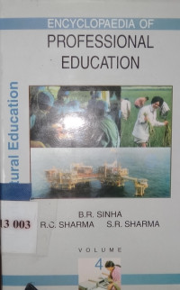 Encyclopaedia of professional education volume-4 agricultural education