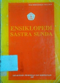 Ensiklopedi sastra Sunda