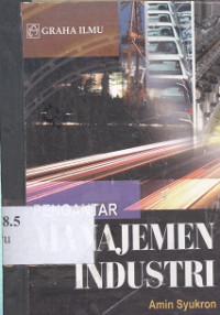 Image of Pengantar manajemen industri