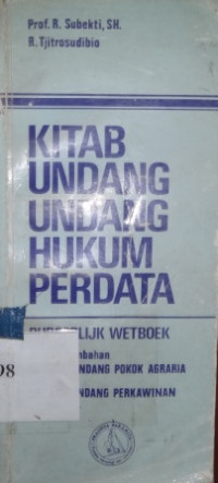 Kitab undang-undang hukum perdata