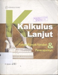 Kalkulus lanjut: fungsi banyak variabel dan penerapannya