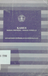 Kamus bahasa Indonesia - bahasa Tonsea II