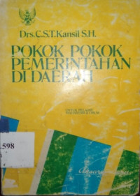 Image of Pokok - pokok Pemerintahan di Daerah