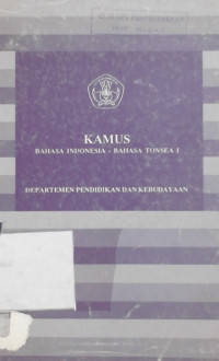 Kamus bahasa Indonesia - bahasa Tonsea I