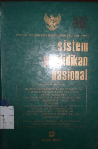 Sistem Pendidikan Nasional