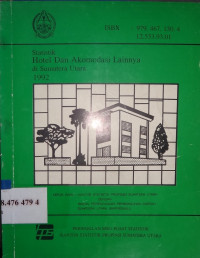 Statistik hotel dan akomodasi lainnya di Sumatra Utara 1992