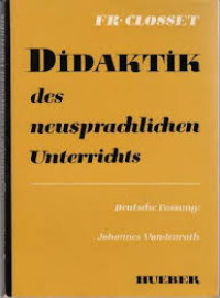 Didaktik des neusprachlichen unterrichts : deutsche fassung von johannes vandenrath