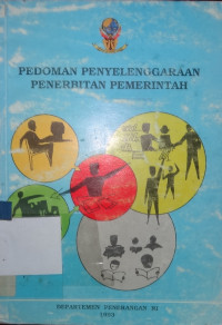 Pedoman penyelenggaraan penerbitan pemerintah