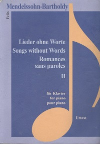 Lieder ohne worte songs without words romances sans paroles II