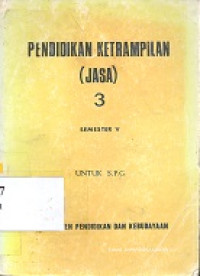 Buku guru SPG : pendidikan keterampilan jasa 3