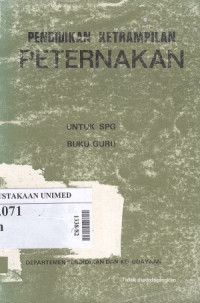 Pendidikan ketrampilan peternakan untuk SPG buku guru