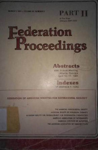 Federatation proceedings part 2