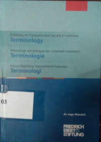 Dictionary comprehensive security in Indonesia terminology