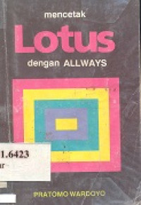 Mencetak lotus 1-2-3 dengan allways