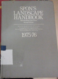 Spon`s landscape Handbook