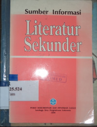 Sumber informasi literatur sekunder