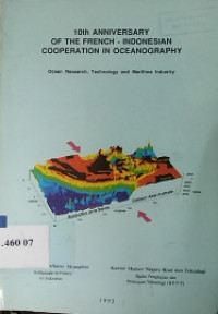 10th anniversary of the French-Indonesian cooperation in oceanography: ocean research, technology and maritime industry