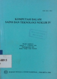 Komputasi dalam sains dan teknologi nuklir IV