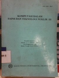 Komputasi dalam sains dan teknologi nuklir III