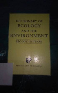 Dictionary of ecology and the environment