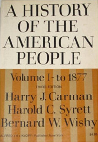A history of the American people volume I